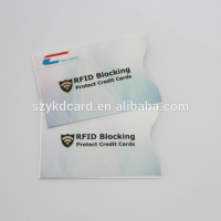 Rfid Blocking Sleeve/Rfid Card Protector