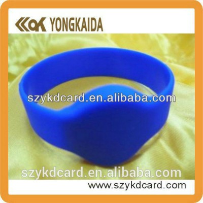 T5577 High quality Custom smart silicone RFID wristbands for Timing Chip for Race Timing System