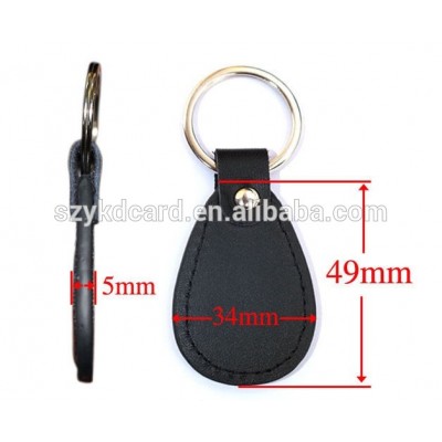 RFID Leather Keychain/keytag/keyfob