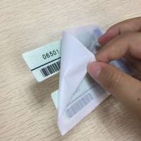 Custom Printing EPC Encoded H3 ALN9654 EPC GEN2 UHF Windshield RFID Sticker