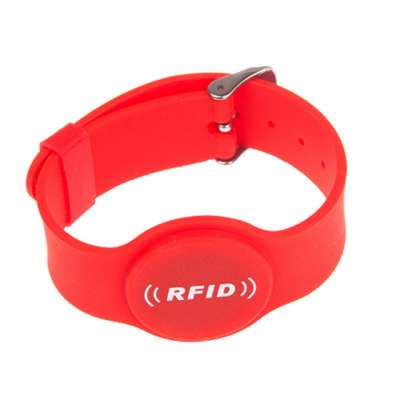 125KHz 13.56Mhz 915MHz rfid wristband tag silicon bracelet for event